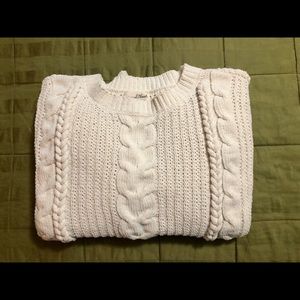 Bell Sleeved Cable Sweater, LG